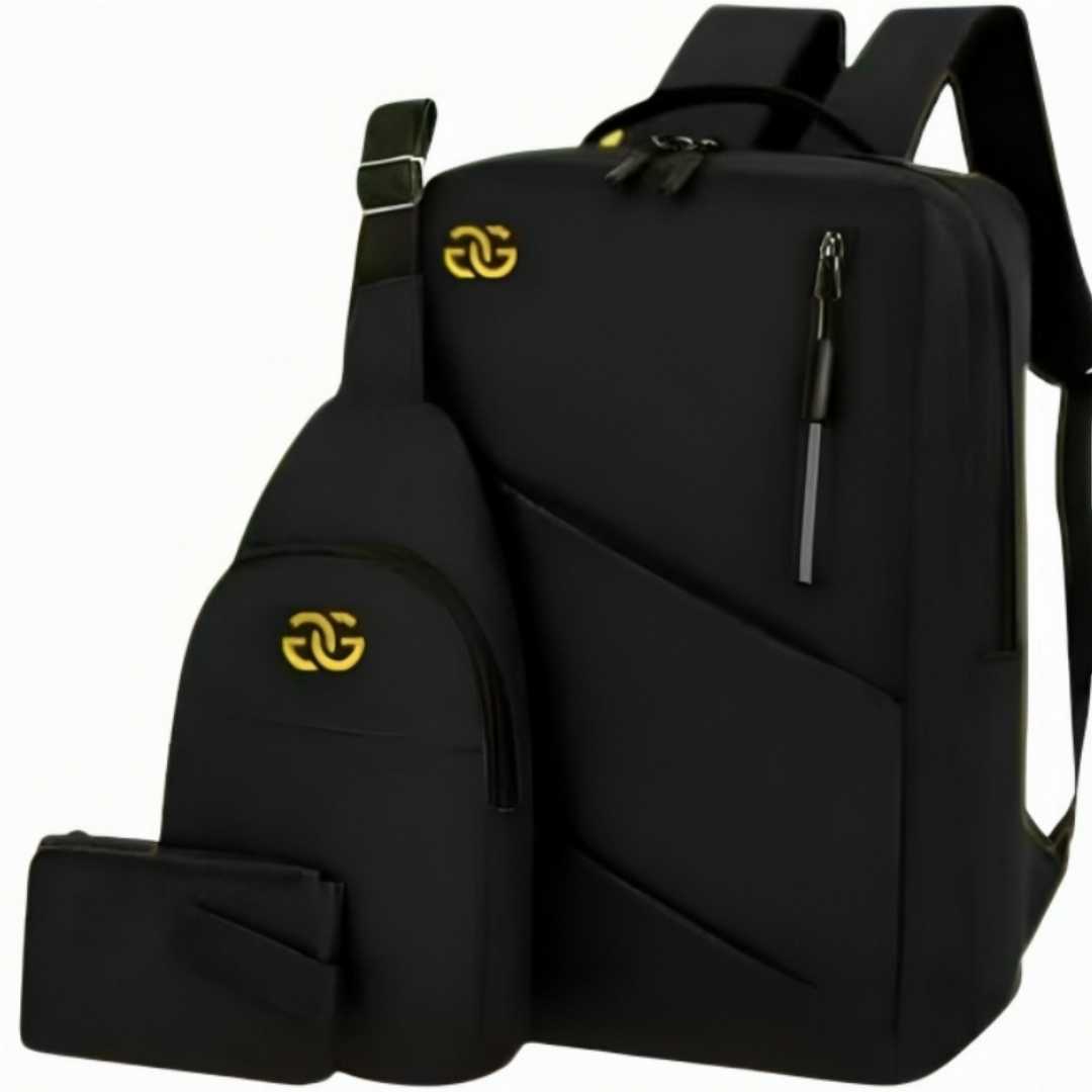 combo bag, 3 piece bag set,  backpack, school bag, college bag, travel bag, office bag, combo backpack, stylish bag set, men bag, women bag, trendy bags, affordable bag, premium quality bag
